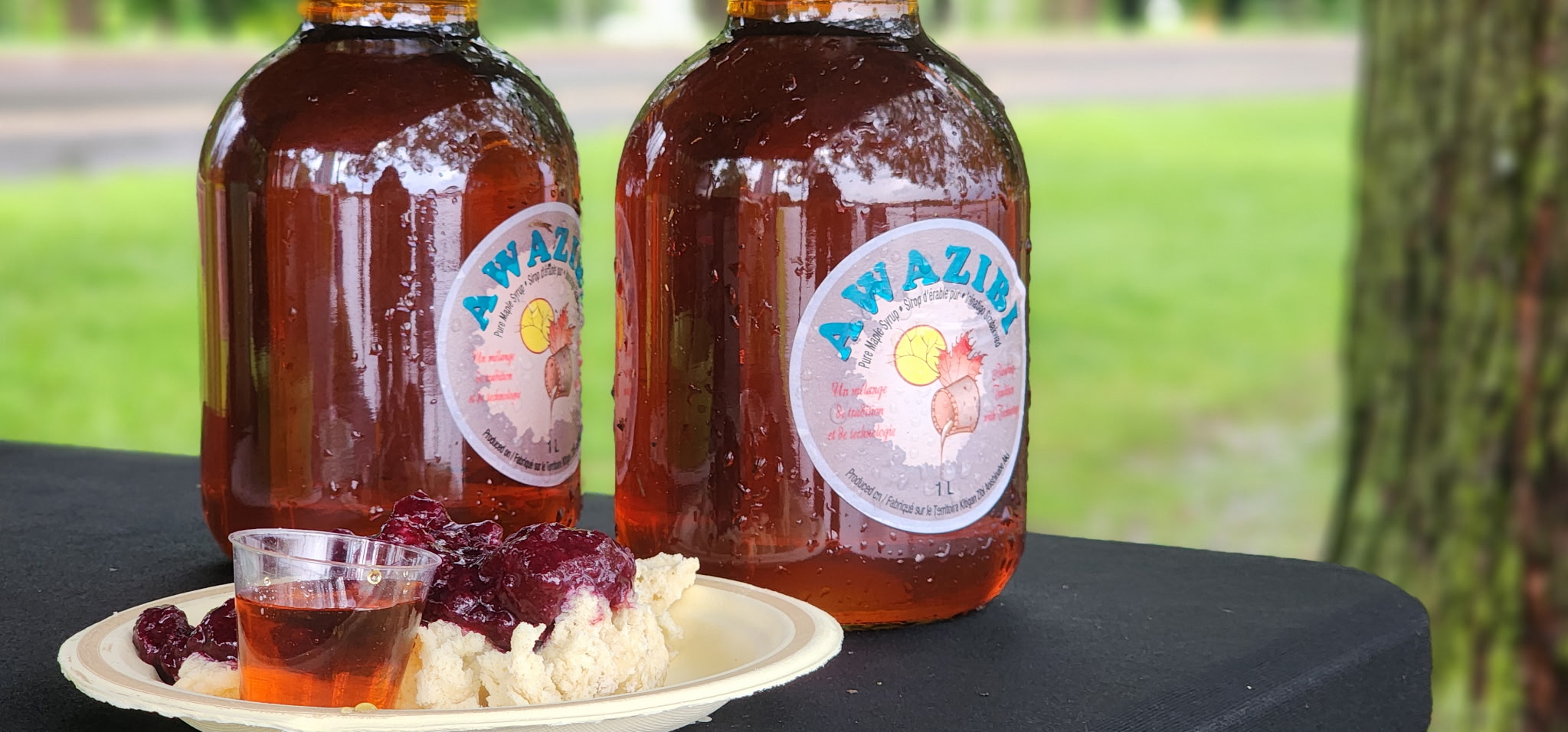 Maple Berry Bite with Awazibi maple syrup
